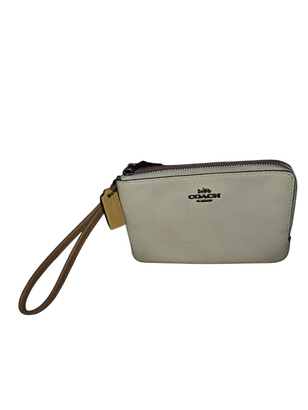 Coach Double Zip Colorblock Wristlet